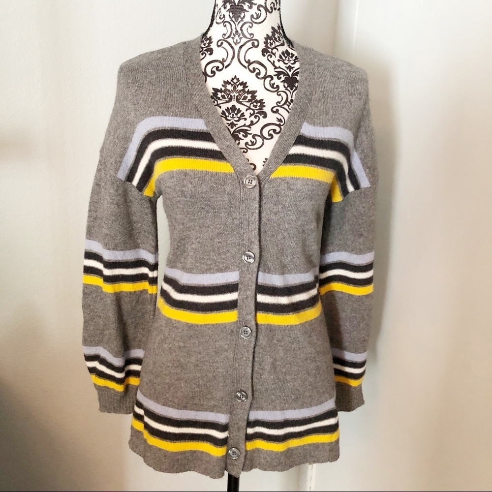 Democracy Multicolor Collegiate Oversized Sweater